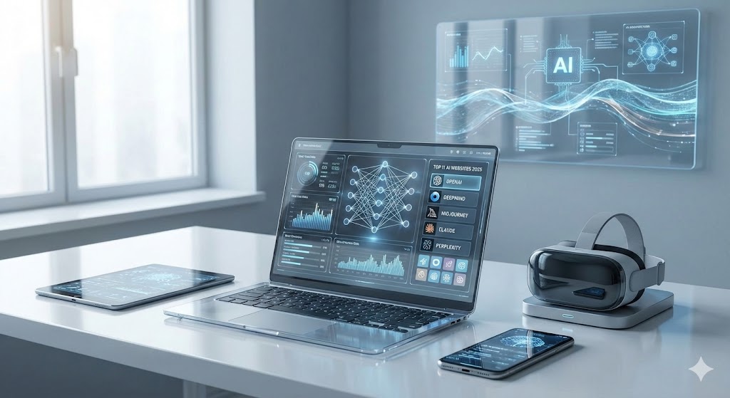 Die 11 besten KI-Websites, die die wichtigsten KI-Tools für 2025 zusammenfassen