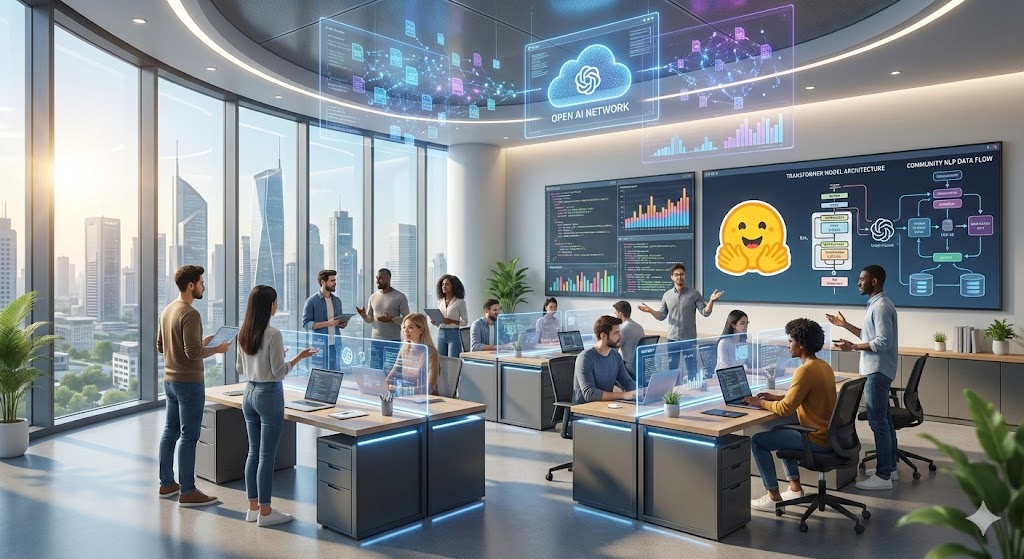 Was ist Hugging Face? Ein umfassender Einblick in die Open-Source AI-Revolution (2025)